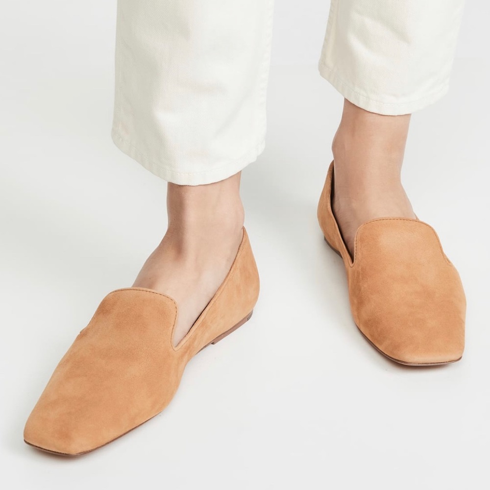 NWT Vince Suede Tan Loafer Size 8